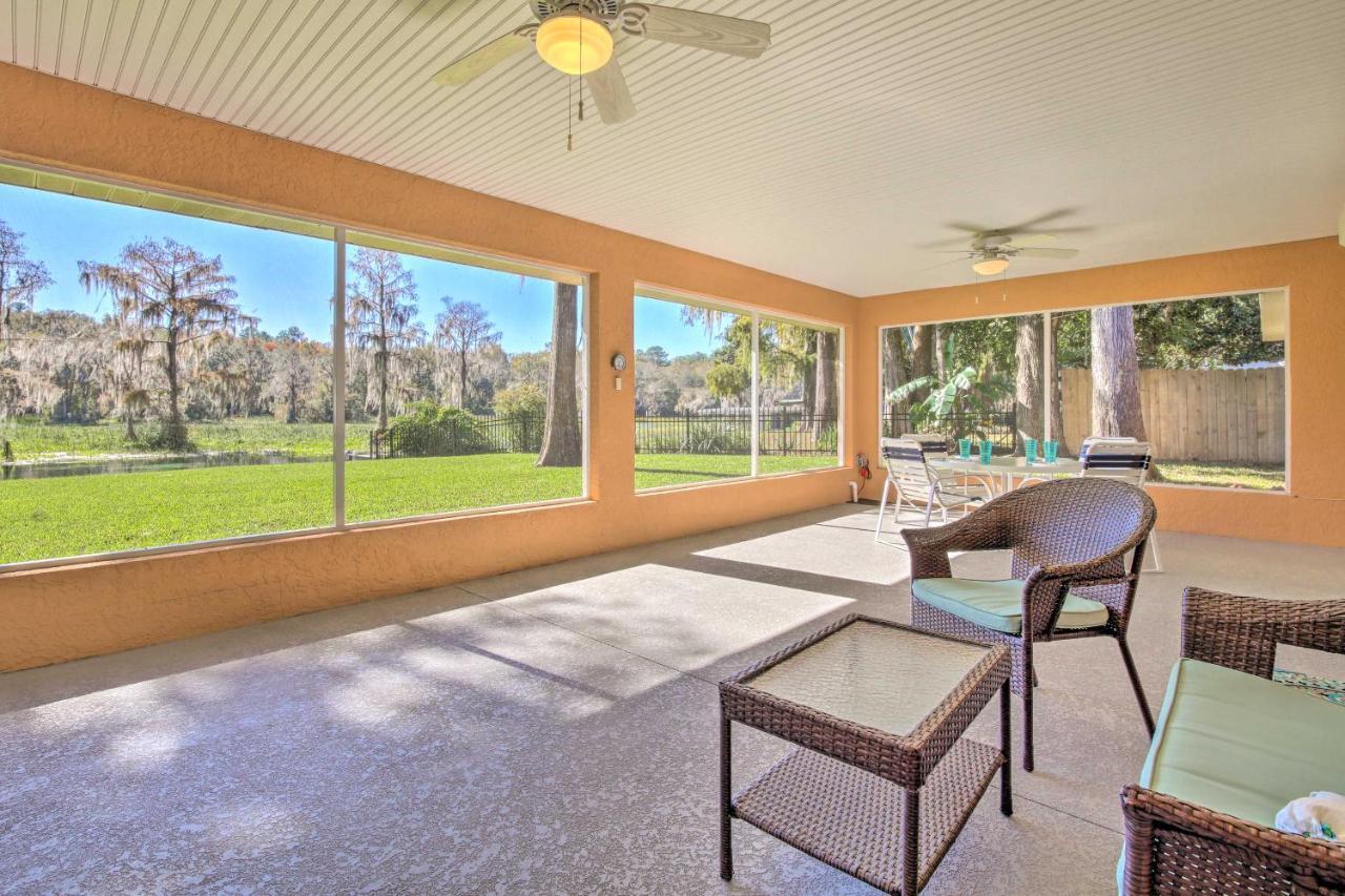 Rainbow River Oasis With Kayaks And Furnished Sunroom! Dunnellon Dış mekan fotoğraf